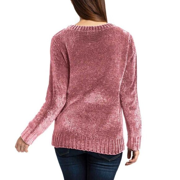 Orvis Womens Sweater Size XL Pink Chenille  New - Picture 2 of 14